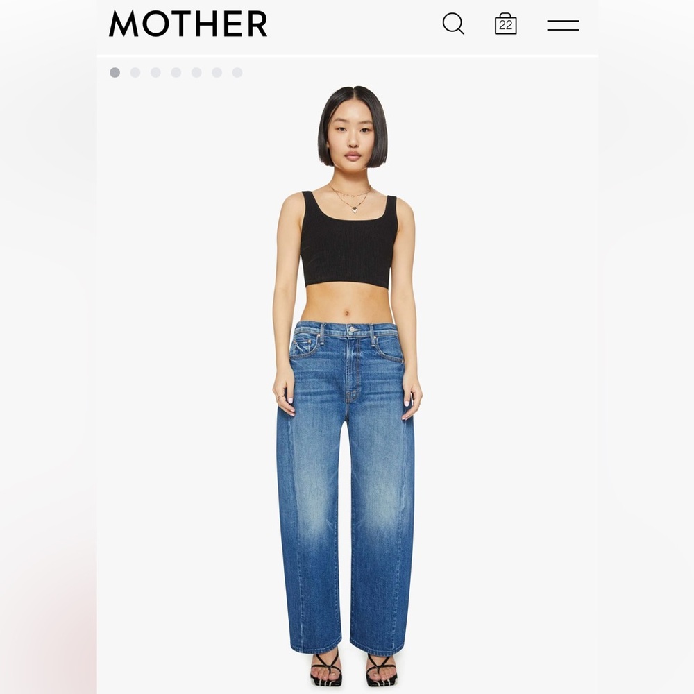 MOTHER PETITES The Lil Full-Pipe Flood size 29P